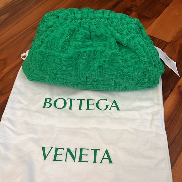 Bottega Veneta Teen Intrecciato Terry Cloth Clutch Bag, NEW - Picture 8 of 11